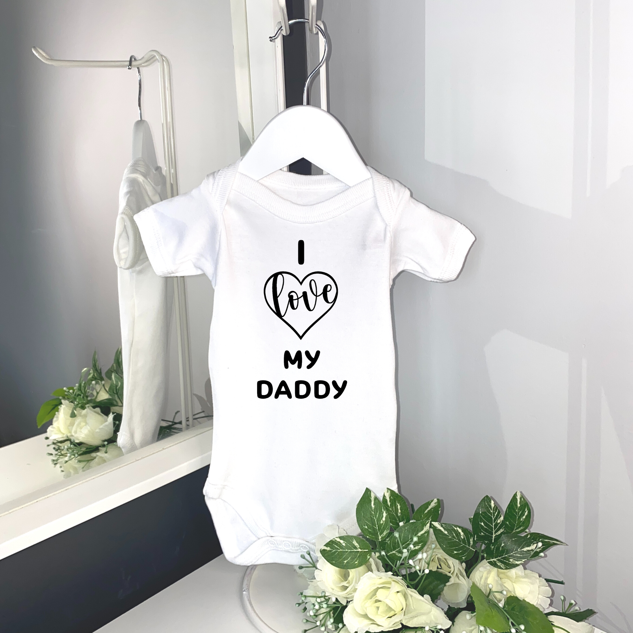 I love my on sale daddy baby grow