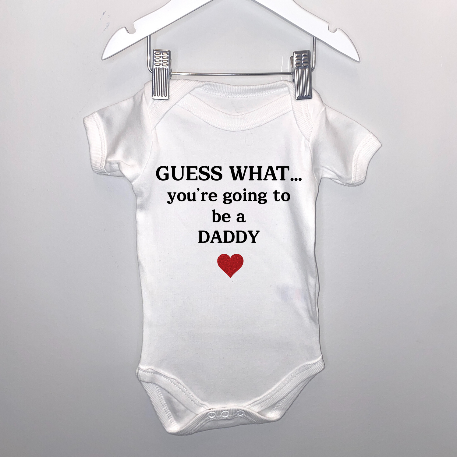 Daddy baby grow announcement