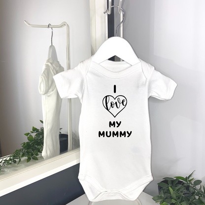 I love my mummy shops baby grow